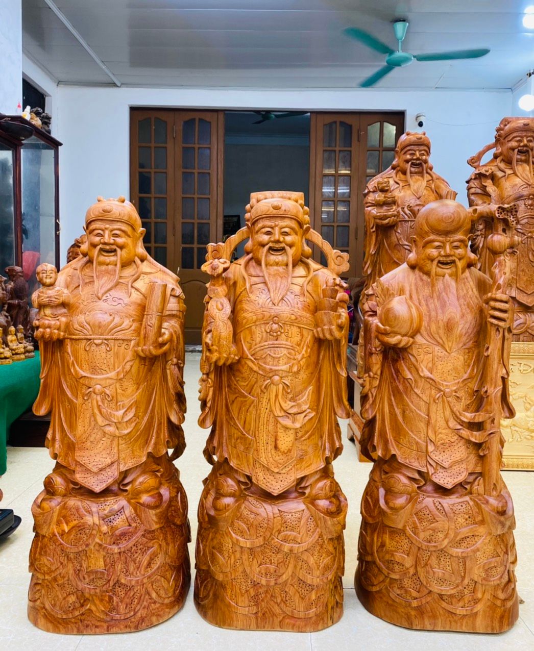  Tượng Bộ Tam đa Phúc Lộc Thọ 