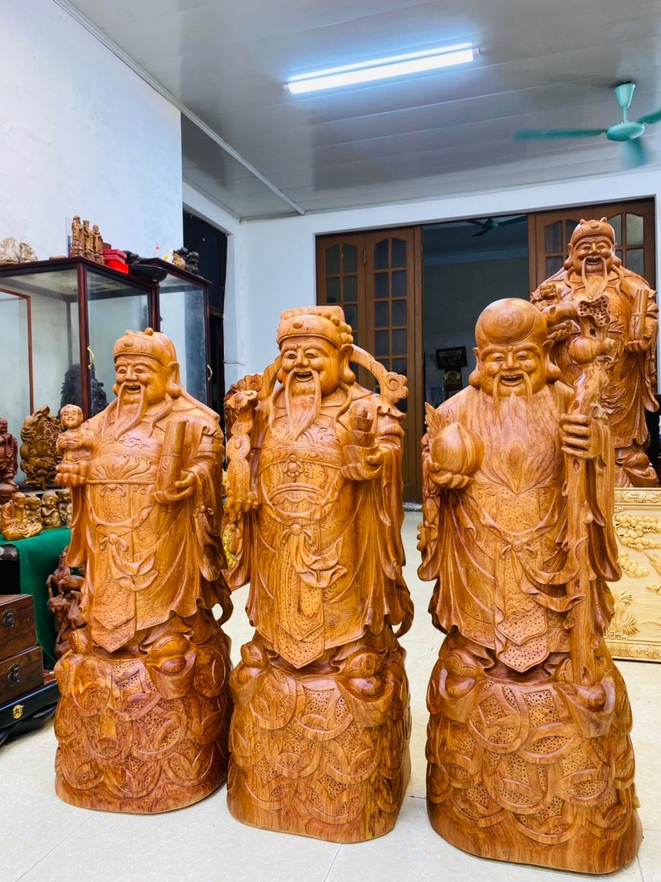  Tượng Bộ Tam đa Phúc Lộc Thọ 