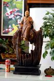  Tượng thần trà ngồi lũa ấm bách xanh 