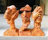  SET 3 tượng “Không nghe - Không nói - Không nhìn” 