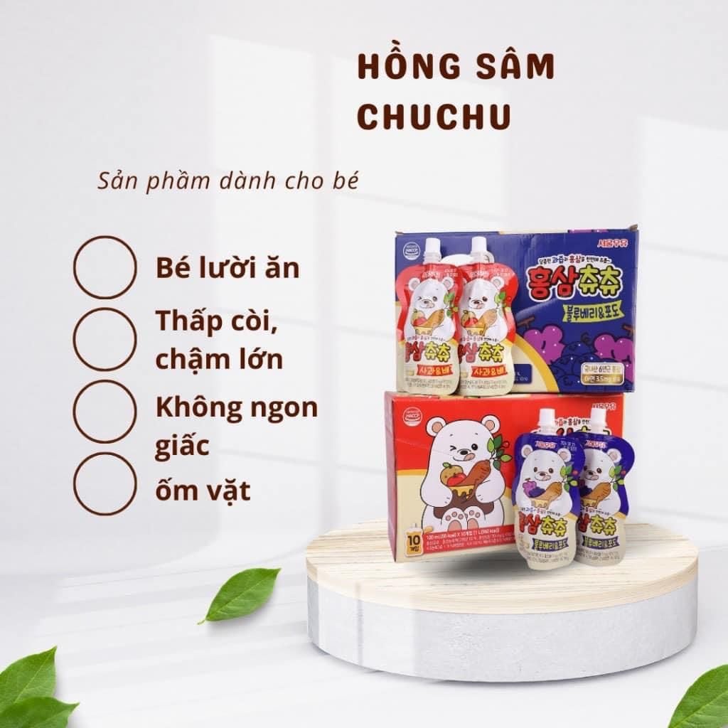 Chachu Sam HỒNG SÂM CHUCHU – Siêu Thị Bảo Khánh