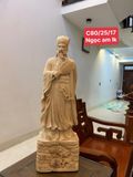  Tượng Khổng Minh gỗ Ngọc Am LK 