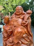  Tượng Phật Di Lặc Gỗ Hương Đá 