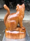  Tượng Mèo Ngồi Bao Tiền - Gỗ Ngọc Am Thơm Ngát 