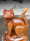  Tượng Mèo Ngồi Bao Tiền - Gỗ Ngọc Am Thơm Ngát 