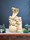  Rắn Ngự Bao Tiền Tài Lộc gỗ ngọc am 