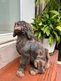  Cún gỗ mun hoa liền khối 