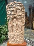  Phúc Lộc Thọ gỗ ngọc am thơm liền khối 