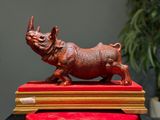  Tê Giác gỗ trắc đỏ đen 