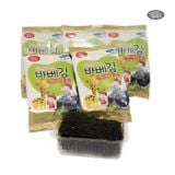  Rong Biển Miếng Ăn Liền Cuộn Cơm Cho Bé Baby Kim Bịch 3 Gói (BarbeKim) - Chính Hãng Hàn Quốc 
