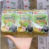  Rong Biển Miếng Ăn Liền Cuộn Cơm Cho Bé Baby Kim Bịch 3 Gói (BarbeKim) - Chính Hãng Hàn Quốc 