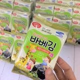  Rong Biển Miếng Ăn Liền Cuộn Cơm Cho Bé Baby Kim Bịch 3 Gói (BarbeKim) - Chính Hãng Hàn Quốc 