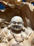  Sản Phẩm Di Lặc Ngồi Đài Sen Gỗ Ngọc Am 