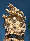  Sản Phẩm Di Lặc Ngồi Đài Sen Gỗ Ngọc Am 