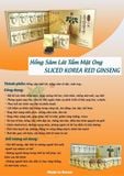  Hồng Sâm thái lát tẩm Mật Ong Sliced Korea Red Ginseng BKHE-001600KR-0012 