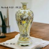  Sản Phẩm Bình Gốm Công mạ vàng 
