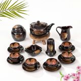  Ấm Chén Men Hỏa Biến Cao Cấp 