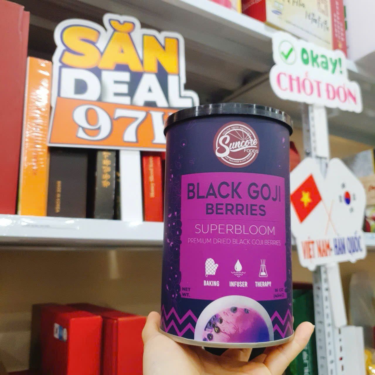  Hắc Kỷ Tử Organic Black Goji Berries Mỹ 