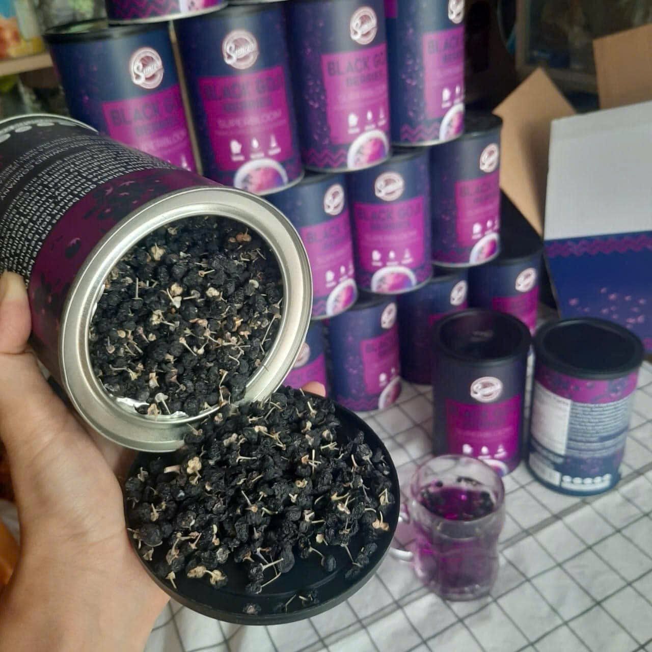  Hắc Kỷ Tử Organic Black Goji Berries Mỹ 