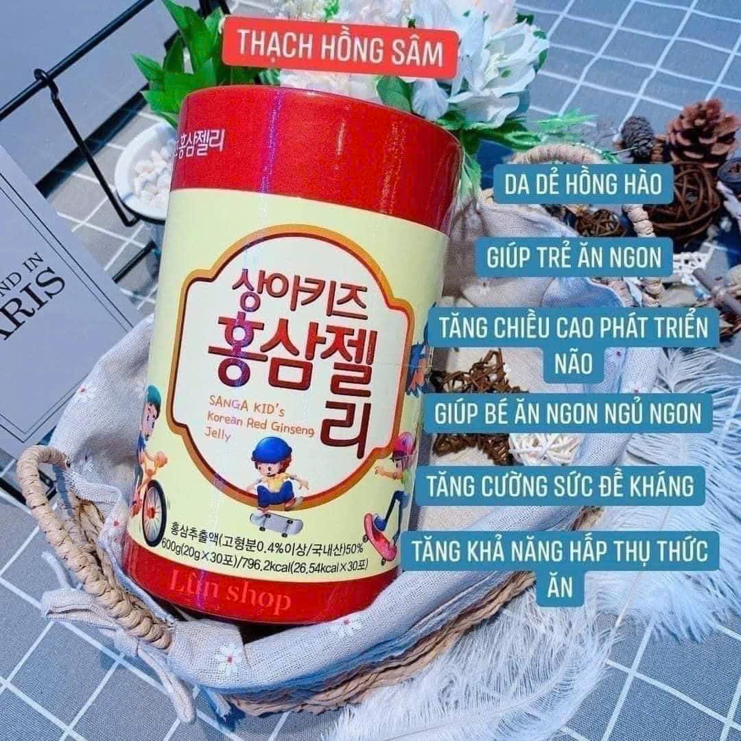  Thạch Hồng Sâm Baby Hàn Quốc SangA 