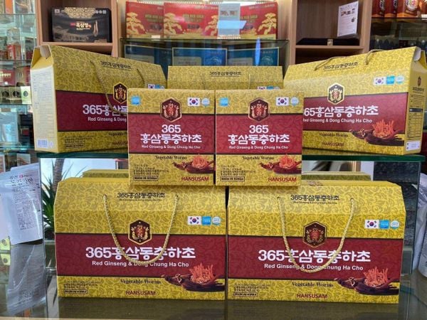  Nước Hồng Sâm Đông Trùng Hạ Thảo Hansusam 365 | Bí quyết sức khoẻ toàn diện 