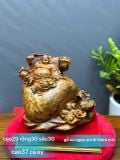  Di Lặc Thuần Nghê (Gỗ Nu Ngọc Am Liền Khối) 