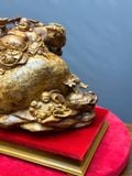  Di Lặc Thuần Nghê (Gỗ Nu Ngọc Am Liền Khối) 