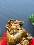  Di Lặc Thuần Nghê (Gỗ Nu Ngọc Am Liền Khối) 
