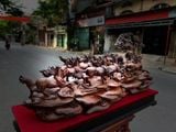  Bát Mã Truy Phong (Gỗ Cẩm Việt Liền Khối) 