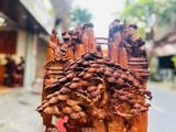  Tam Đa Phúc Lộc Thọ Tiểu Cảnh (Gỗ Hương Ta Liền Khối) 