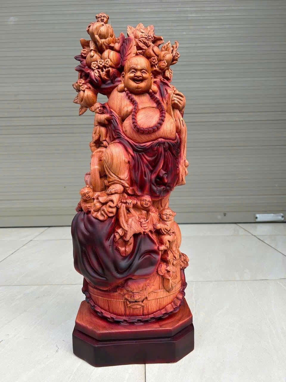  Tượng Gỗ Hương Đá Nguyên Khối 