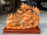  Tượng Di Lặc Kéo Gỗ Cà Te Việt 
