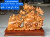  Tượng Di Lặc Kéo Gỗ Cà Te Việt 
