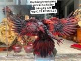  Đại Bàng Treo Tường Gỗ Trắc Ta Đỏ Đen 