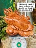 Cá Rồng Gỗ Nu Xá Xị Liền Khối 