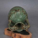  Bình sứ cổ đã qua sử dụng men xanh 