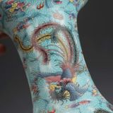  Lọ Gốm Hoa Văn Phượng Đầy Màu Sắc Phát Sáng 