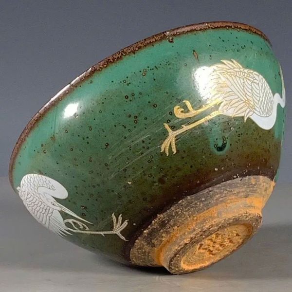  Bát Cổ Hạc Men Xanh 