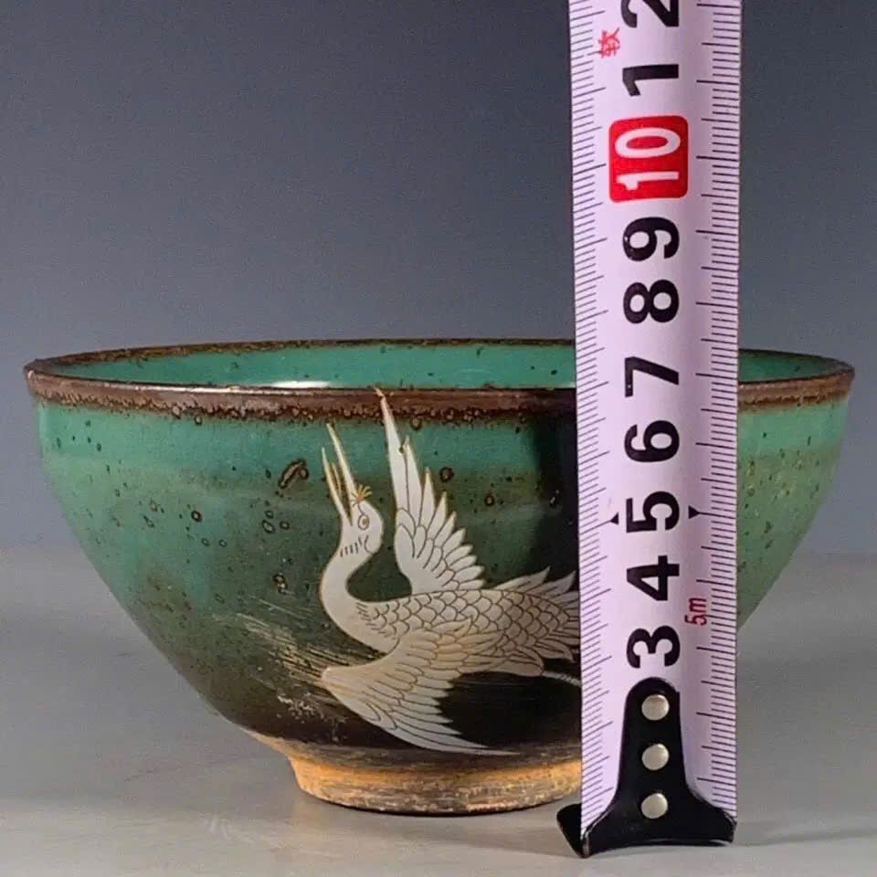 Bát Cổ Hạc Men Xanh 