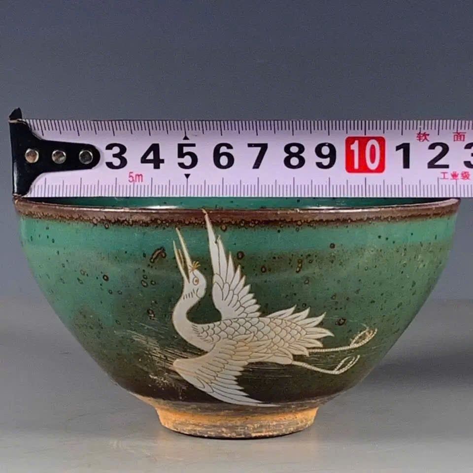  Bát Cổ Hạc Men Xanh 