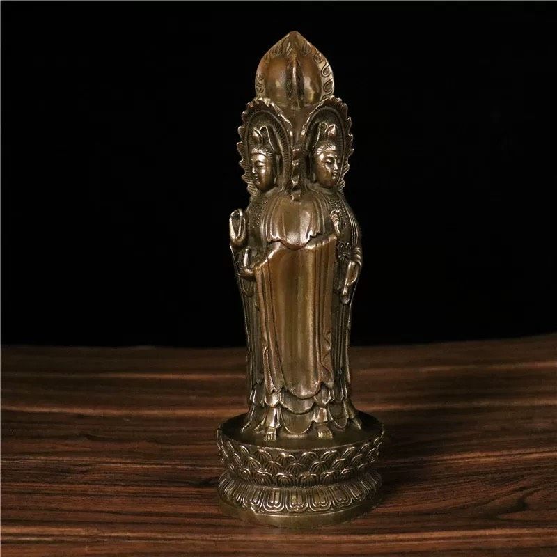  Tượng 4 mặt 3 vị thánh Quan âm 
