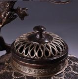  Lư hương 3 chân có tay cầm hình rồng 