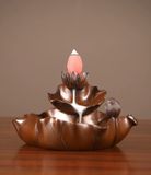  Lư hương hoa sen chảy ngược 