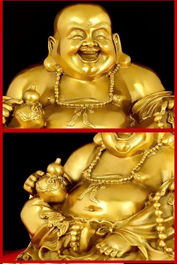  Phật Di Lặc Đồ Bằng Đồng Nguyên Chất 