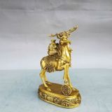  Hươu may mắn bằng đồng nguyên chất 