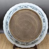  Đĩa đám mây trắng xanh và hoa văn rồng 