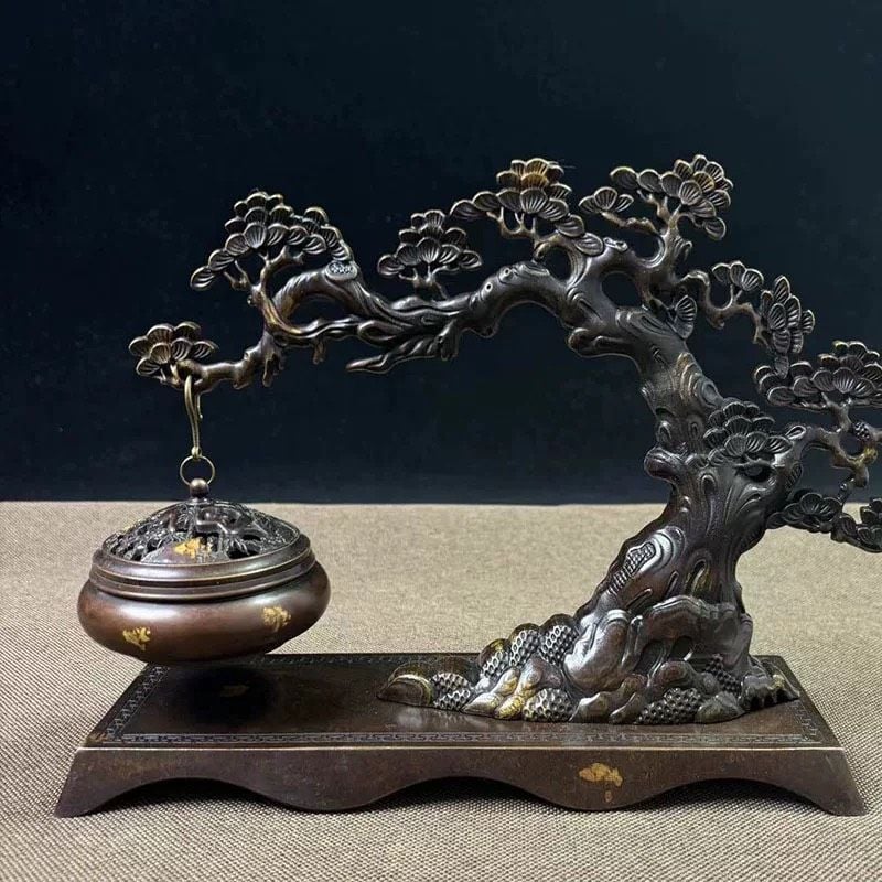  Lư hương treo cành cây 