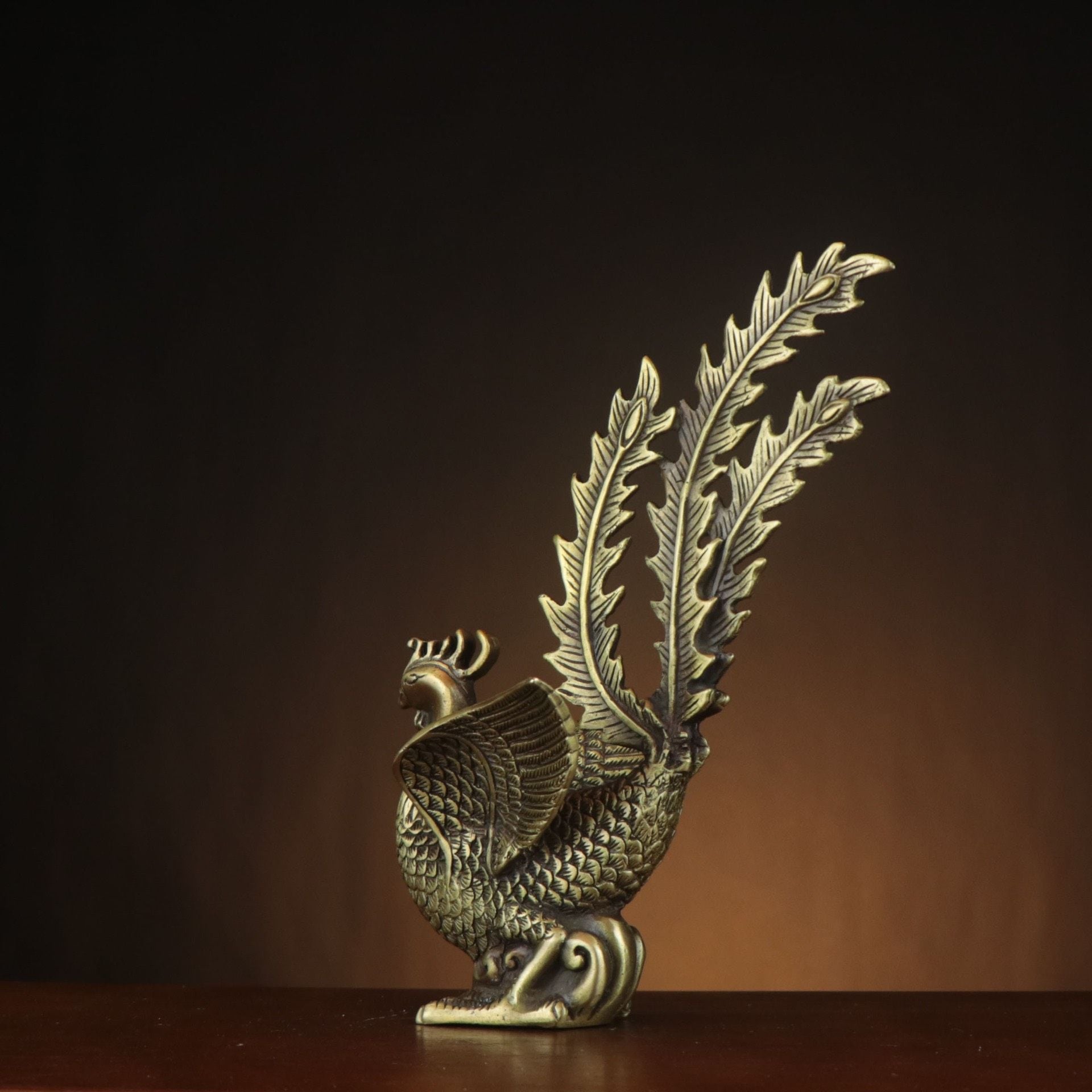  Chim Phượng hoàng chất liệu đồng 