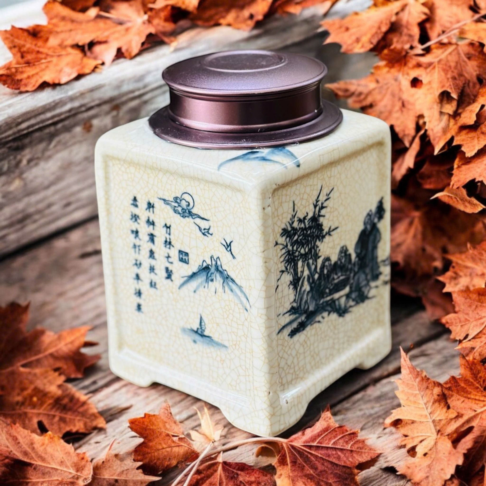  Hộp chè chữ nhật chân cao 