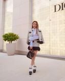  Túi xách thời trang dây ngọc trai 